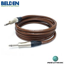 Belden 8408 & Neutrik NP2XL 벨덴 커스텀 기타케이블 5미터 (BN-8408TS05)