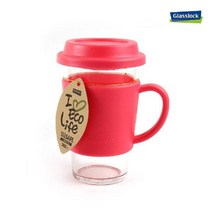 글라스락 에코 유리 텀블러 핑크 380ml 컵 보틀 커피, 상세페이지 참조