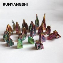 비스무트 천연 광석 사파이어원석 금속 크리스탈 이리듐 스톤, 10-20g, 10-20g
