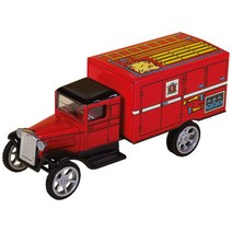 쇼프 수집용 모형 소방차 장난감 틴토이 레트로 장식품 장식소품 빈티지 0WB91BF0, 1개