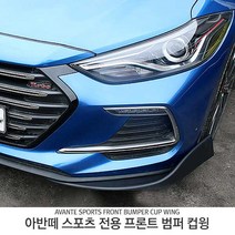 (차데코) 전차종 공용 프론트립 컵윙 디퓨저 드레스업 바디킷 에어댐 립댐 가드 파츠 튜닝 익스테리어 용품, 01_A타입