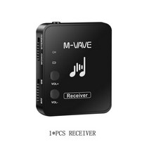Lekato Cuvave Wp-10 2.4G 무선 이어폰 모니터 송신기 수신기 시스템 지원 스테레오 모노 전화 녹음 M-Vave M8, M- 1 Pc Receiver