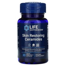 Life Extension Skin Restoring Ceramides 세라마이드 30정, 30개