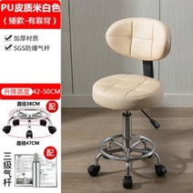 미용실의자 메이크업의자 미용의자 헤어미용의자 북유럽 등받이 미용 스툴 이발소 문신 의자 회전식 뷰티, 18 Style 6