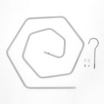 육각 회오리 원룸 이불 세탁 스텐건조대 실용적 빨래