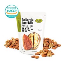 캘리포니아 듀얼믹스 구운아몬드250g+호두250g, 없음, 상세설명 참조