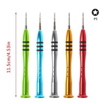 11.5cm Multifunctional Screwdriver Repair Tools for macbook Air Pro Retina Display Laptops Toshiba D, 01 Silver