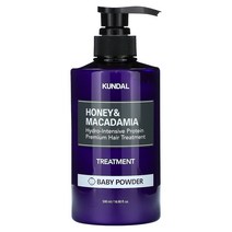 Kundal Honey & Macadamia Premium Hair Treatment Baby Powder 16.90 fl oz (500 ml), 16.9 fl oz