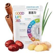 굿라이프365 뿜뿜차 대추 계피 생강 파뿌리 삼각티백 100개입 개당 2g