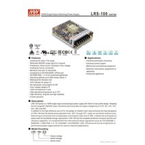 민웰 SMPS LRS 100-24