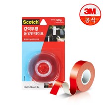 [3M] 스카치 강력 투명 폼 양면 테이프 3120C (12mmX2m)