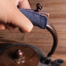 은 주전자 철 냄비 구리, [01] 빔이 있는 3버튼 핸들 패드 2색 주전자
