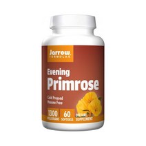 Jarrow Formulas 자로우 포뮬러스 저온압착 달맞이꽃종자유 1300mg 60소프트젤, 60개, 1개