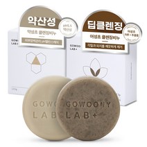 고우니랩 약성초 어성초비누 청소년 트러블 모낭 세안 노니 유황 세수 천연 약산성 클렌징, 체험세트: 약성초1개/어성초1개