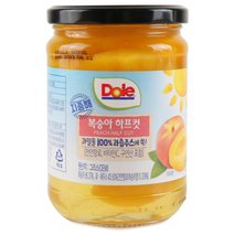 그리스 지중해 Dole 복숭아 하프컷 550g 1개