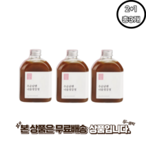 미미주 서산 생강청 국산 수제 생강차 설날 선물용 감기에 제격 2+1 빠른배송, 3개, 230g, 230ml