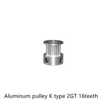 링크 CNC GT2 타이밍 풀리 16 톱니 보어 3.17mm 4mm 5mm 6mm 6.35mm 2GT 동기 벨트용소형 백래시 16 개 톱, 01 3mm_02 6mm_01 Silver