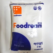 일루몬트 흰 설탕 푸드림 하얀 설탕 3kg, 12kg, 4개