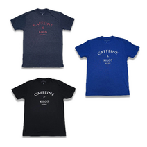 카페인앤킬로스 아치 로고 티셔츠 반팔 캐주얼웨어 크로스핏 운동복, CNM31631_XL*네이비레드(XL)