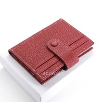 수제작 소가죽 핸드메이드 여자 카드지갑 반지갑 여자친구선물