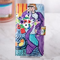 기타 바보사랑[프디케]LG Q8(2018) Q815 앙리마티스 퍼플드레스 다이어리 케이스, LGQ8(2018)Q815, 퍼플