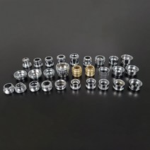 세면대어댑터 모음 19mm 21.2mm 15A 20A, 변환 어댑터 1~10, 9.내부나사 24mm to 22mm, 1개