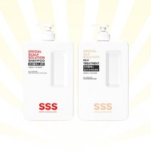 [대용량 세트] 트리플에스 S S S / 약산성 탈모 샴푸, (580ml 세트) 샴푸+트리트먼트