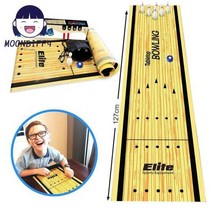 장난감 나무 미니 데스크탑 볼링 컬링 게임 재미있는 실내 부모자녀 상호 작용 테이블, Table bowling