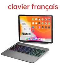 아이패드매직키보드 DOQO 무선 매직 분리형 트랙 패드 백라이트 키보드 케이스 iPad Pro 12.9 11 Air 4th Gen 10.9 3 10.5, [05] iPad Air 3 Pro 10.5, [07] French keyboard, 한개옵션2, 05 iPad Air 3 Pro 10.5