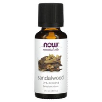 NOW Foods 에센셜 오일 샌들우드 30ml(1fl oz), 1 액상 온스