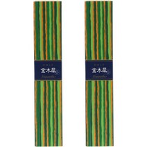 니혼코도 카유라기 오스만투스 금목서 인센스 일본향도 침향 스틱 40개입 x 2, 2개 세트