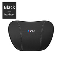 승무원 쿠션 페브릭 방석 자동차 머리 구속 조절식 목 베개 3D 자동 시트 BMW E39 커버 받침 부품, Black