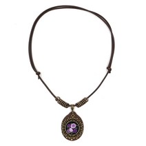 후야몰/자수용 레더링 플라워 목걸이-앤틱 만들기 반제품 프랑스자수 퀼트-당일발송, CF205-레더링플라워목걸이-앤틱