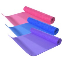 헬스장용 복원력좋은 스트레칭 요가매트 옆구리살빼는운동 촬영소품 홈트 허벅지근력, 블루