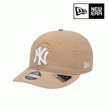 뉴에라 MLB 나일론 뉴욕 양키스 프리 커브드 레트로 크라운 스냅백