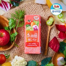 Dole 마녀비법 레드 190ml 24팩 1박스 / 야채주스 과채즙 100%, 마녀비법 190ml 24팩 1박스