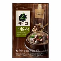 [한끼](냉동) 비비고 고기순대국 700g 간편식 아침대용 캠핑 자취생 필수품 간단식사 CJ 우리집 식재료, 24개