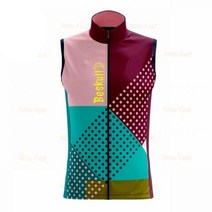 승마조끼 2023 Beskull 팀 남성 방풍 사이클링 저지 조끼 자전거 민소매 경량 통기성 의류 여름, l, 블랙입니다.