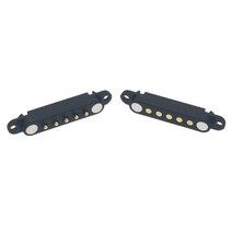 -0 쌍 5VA 자기 포고 핀 커넥터 2P 3P 4P 5P 수 암 2.54 MM 스프링 장착 DC 자석 전원 소켓, 07 5P-with hole_0 pc