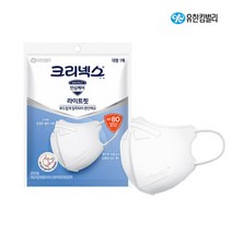 크리넥스 입체형 마스크 대형 KF80, 1개입, 10개