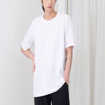 베이직 남자이너 기본티 스트릿패션 기본 가을코디 대코디 남성 여름코디 편한반팔 라운드넥 남자반팔 무지 편한 빈티지룩 티셔츠 심플 레이어드티 롱반팔티 남자반팔티 무지반팔 남핀룩