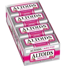 Altoids ALTOIDS Arctic Strawberry Mints 알토이즈 딸기 민트 캔디 1.2oz(34g) 8팩