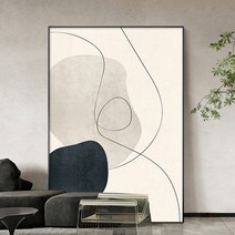 인테리어 모던 조명 거실 베란다 그림 라인 모델 하우스 대형 세로 벽걸이 액자, 01. 라인 로드-A