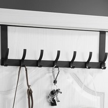 마벨인홈 무타공 도어 행거, 블랙(47.5*18cm)
