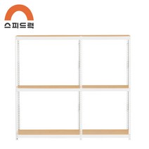 맞춤선반 대형선반 앵글 1500 x 300 x 1500 3단, A형 900+600, 블랙