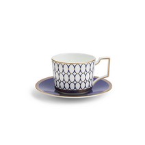 Wedgwood Renaissance 영국 웨지 우드 르네상스 골드 파우더 디너 플레이트 머그 볼, 한 잔씩, 1개
