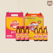비타500 마시는비타민C 100ml 선물용 칼슘20개입+콜라겐20개입, 비타500 마시는비타민C100ml칼슘20입+콜라겐20입