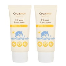 오가베베 무기자차 썬크림 SPF50 유아선크림 베이비 물놀이, 2개, 50ml