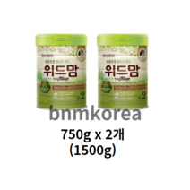 위드맘 바른목장 원유로 만든 분유 2단계, 750g, 2개