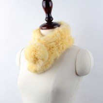 리얼 FUR 토끼털 머플러 21 번 목도리 모피 스카프